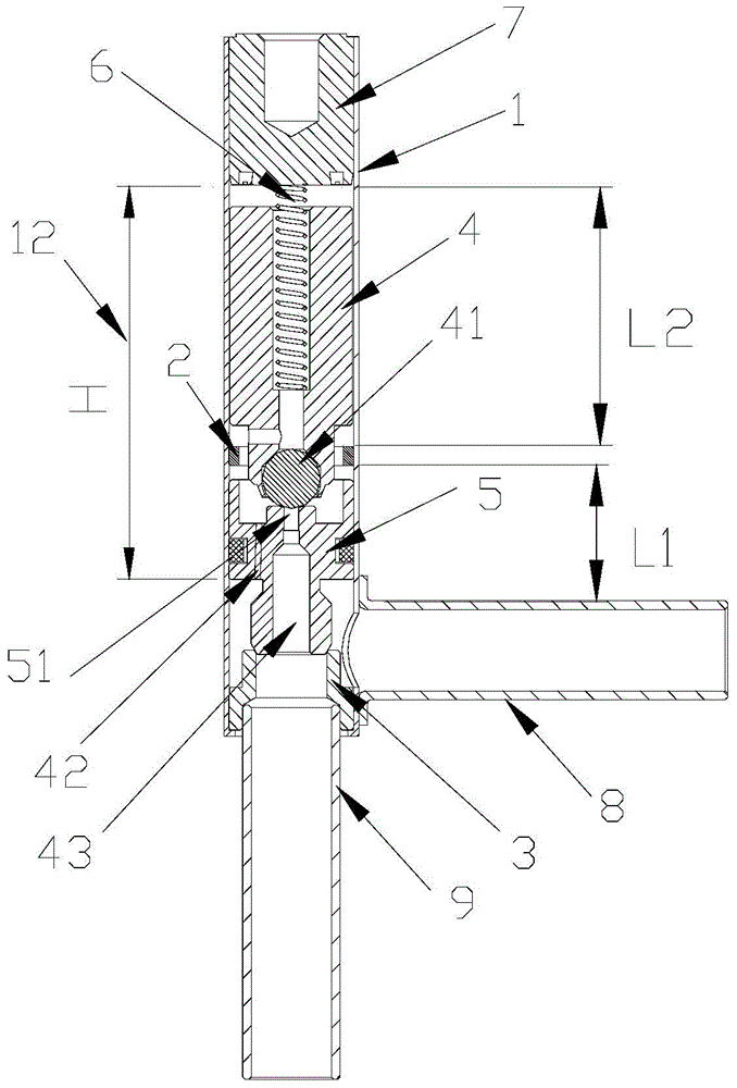 Pilot-operated type solenoid valve and combination method therefor