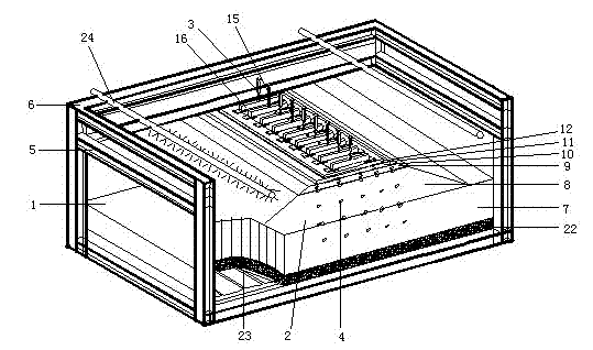 System for kinetic model test of ballastless track subgrade of high-speed railway