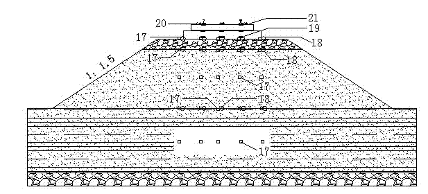 System for kinetic model test of ballastless track subgrade of high-speed railway