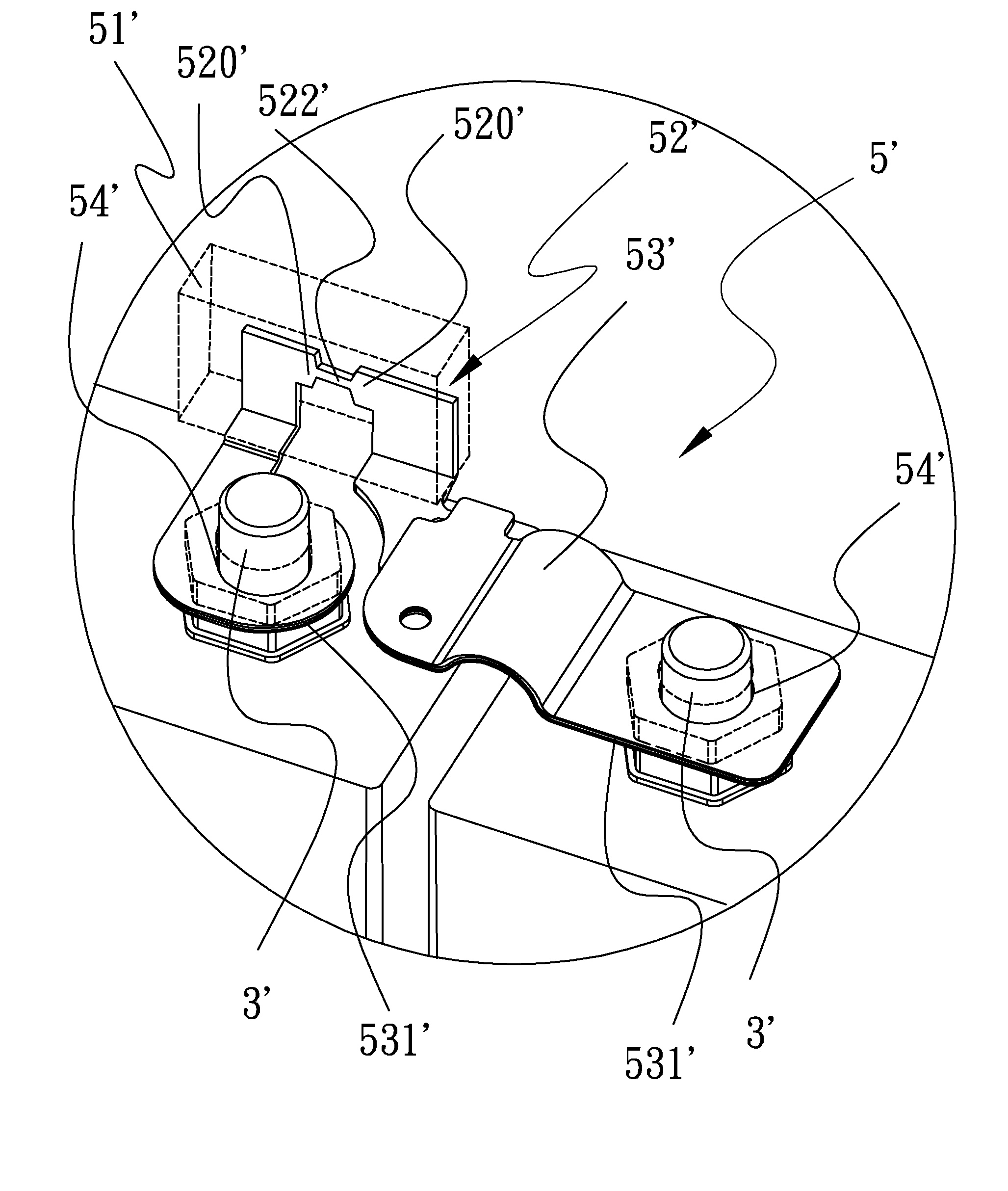 Fuse element having damping structure