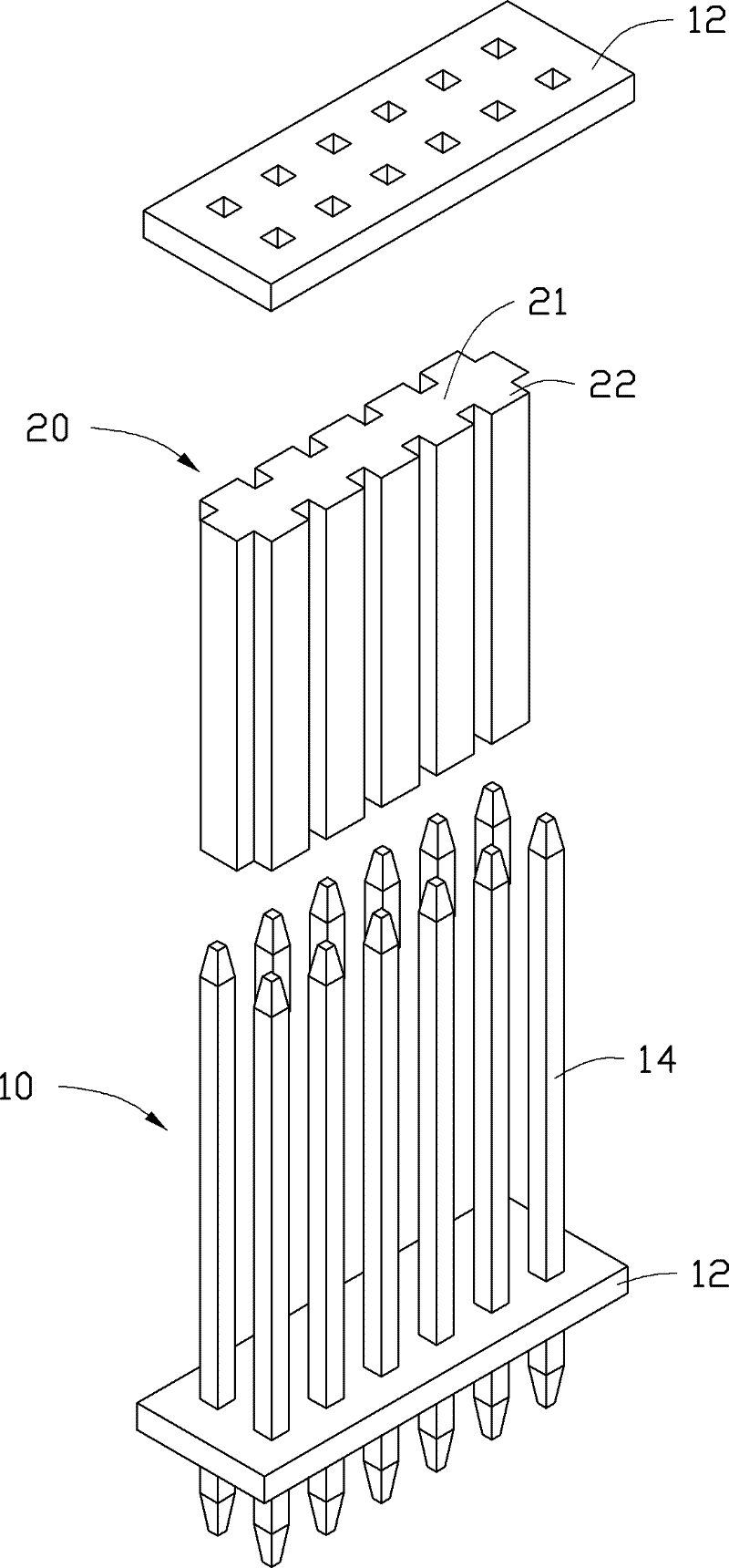 Board to board connector and manufacturing method thereof