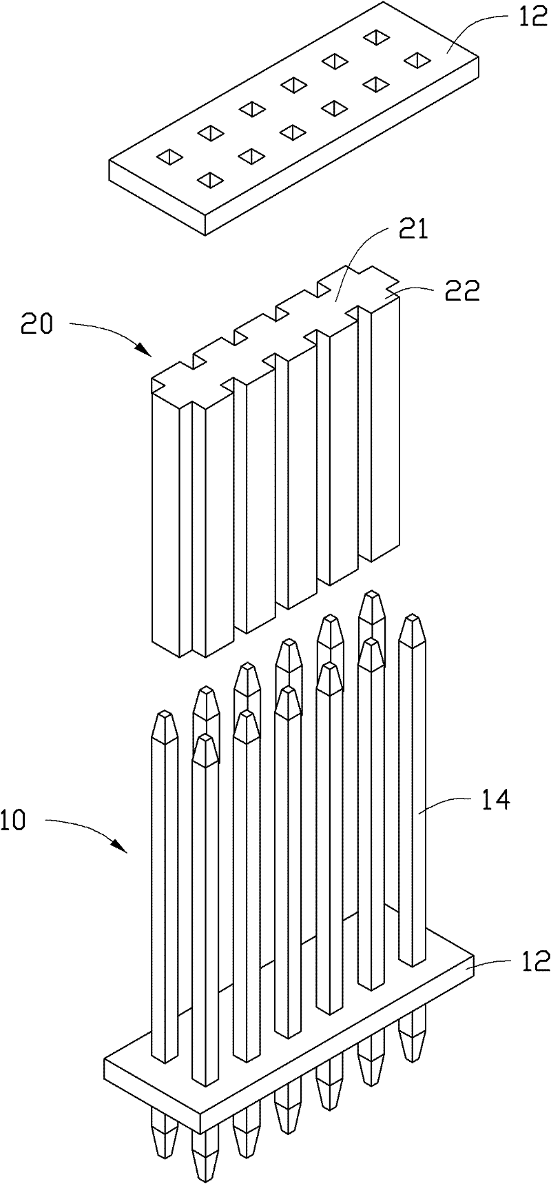 Board to board connector and manufacturing method thereof