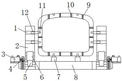 Pipe joint retaining device for pipe-jacking method tunnel engineering