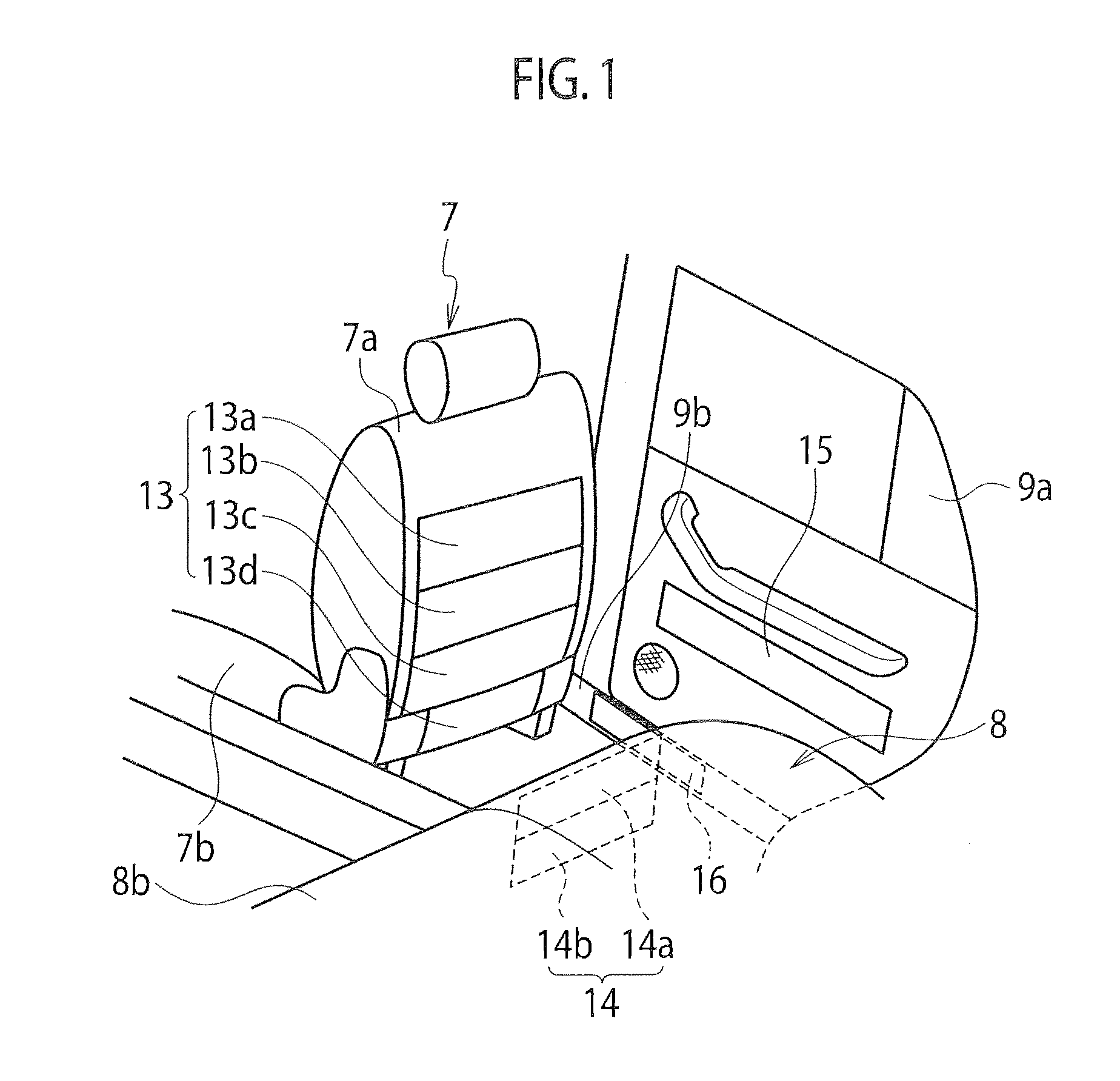 Radiant heating device for vehicle