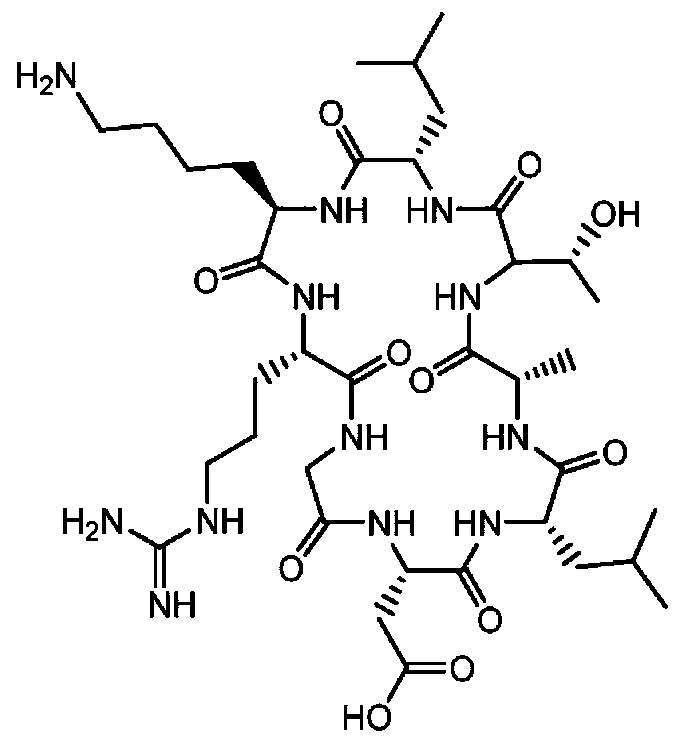 Cyclic polypeptide radiopharmaceutical for integrin alpha v beta 6 targeting and preparation method thereof