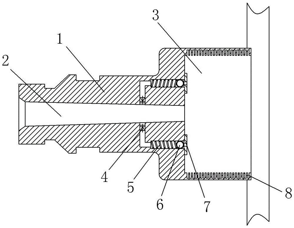 Drill bit used for glass drilling and having automatic chip removing function