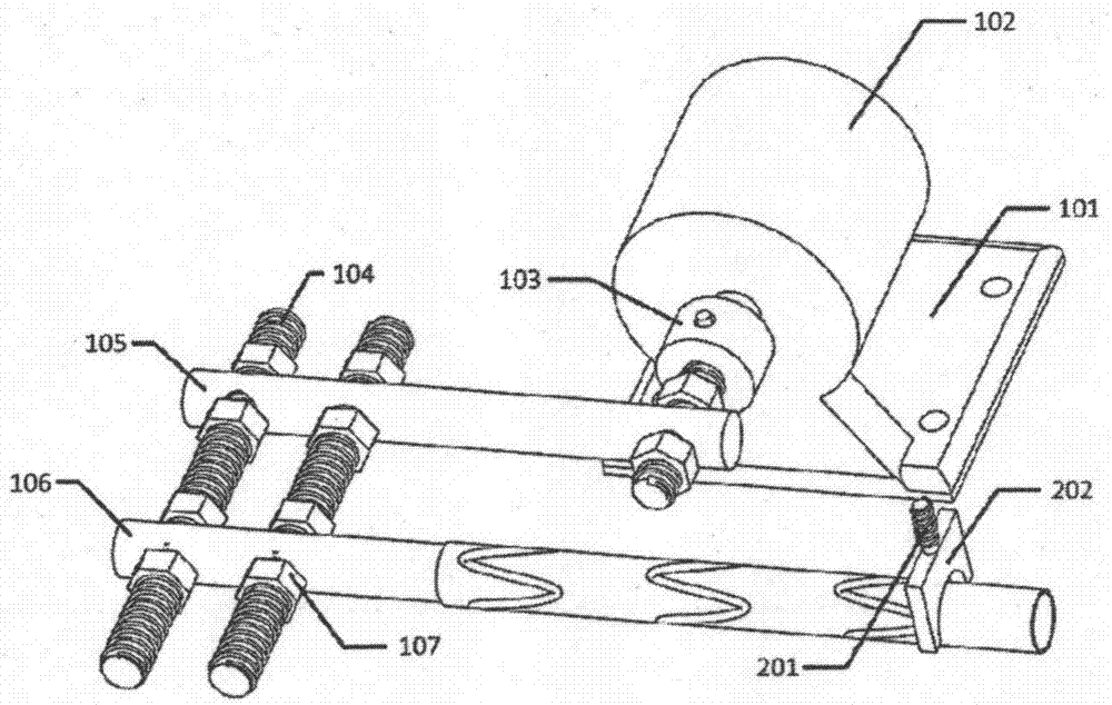 Vascular covered stent bending force and straightening force dynamically testing device and method