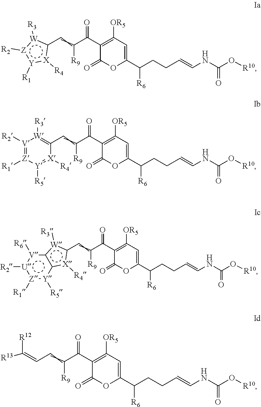 Antibacterial agents: o-alkyl-deuterated pyronins