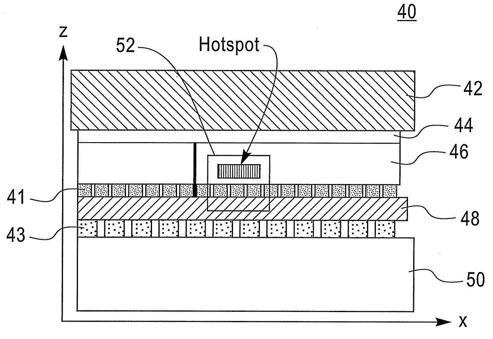 Method to enhance micro-c4 reliability by reducing the impact of hot spot pulsing