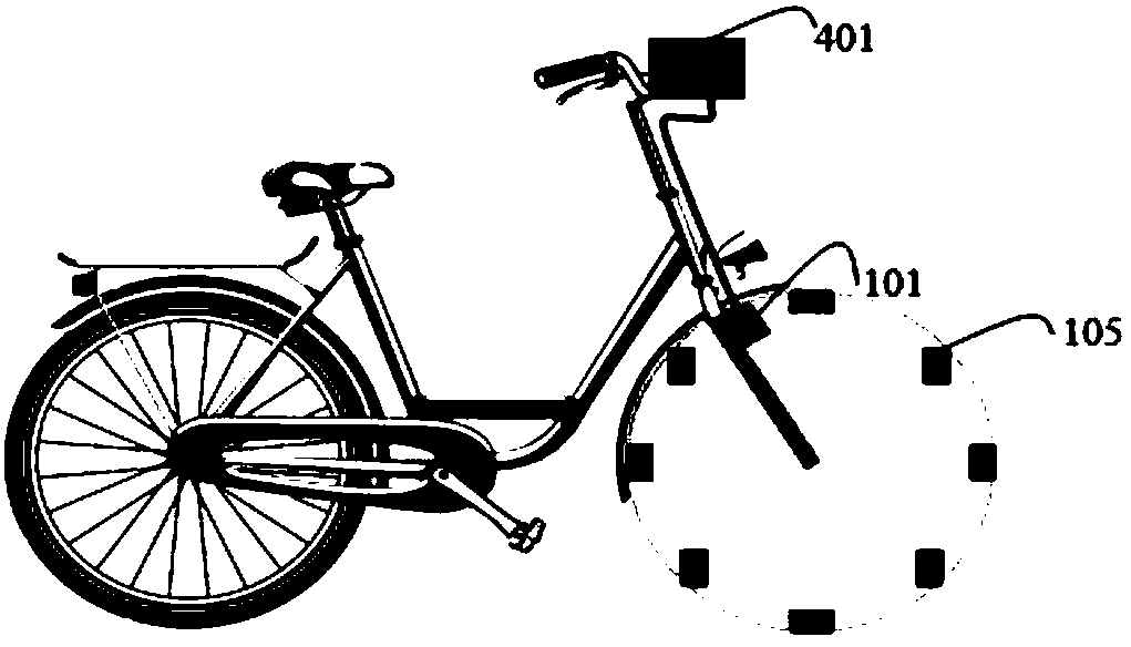 Bicycle for automatically calculating mileage