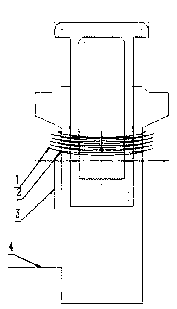 Real-time monitoring system and method for decelerator based on electromagnetic induction