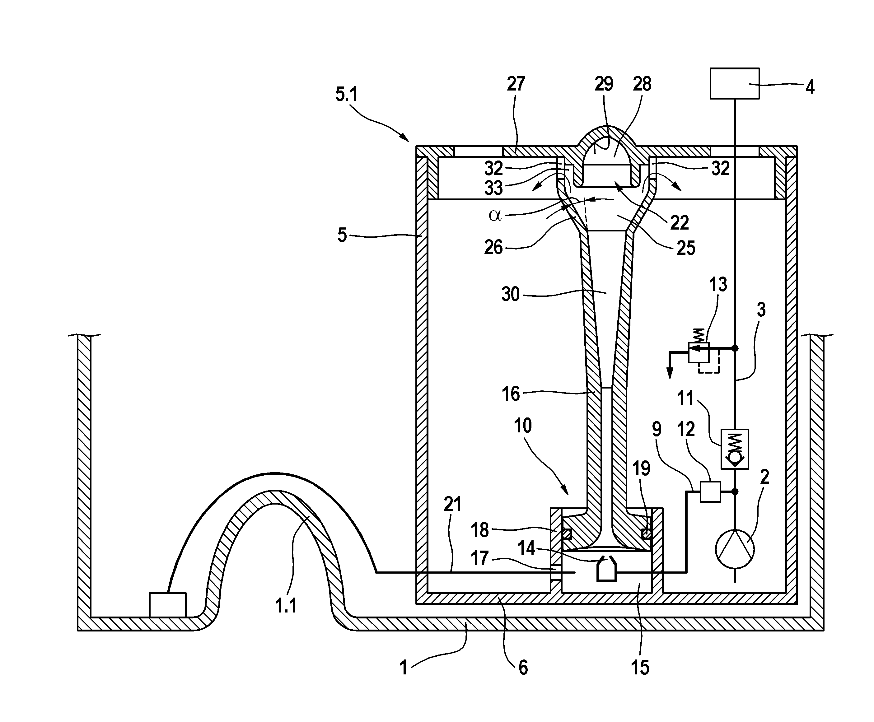 Device for delivering fuel