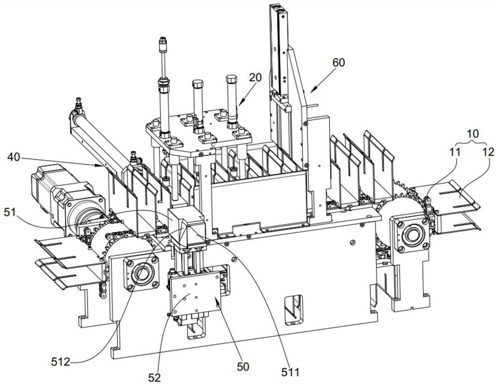 Packaging box packaging device and method