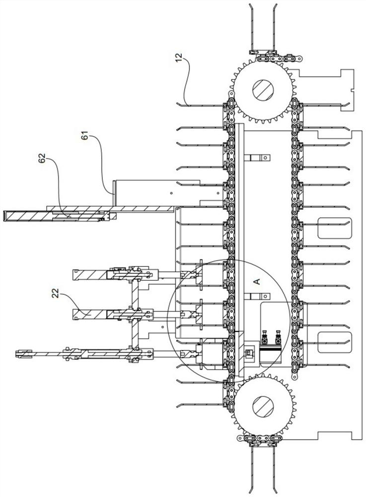 Packaging box packaging device and method