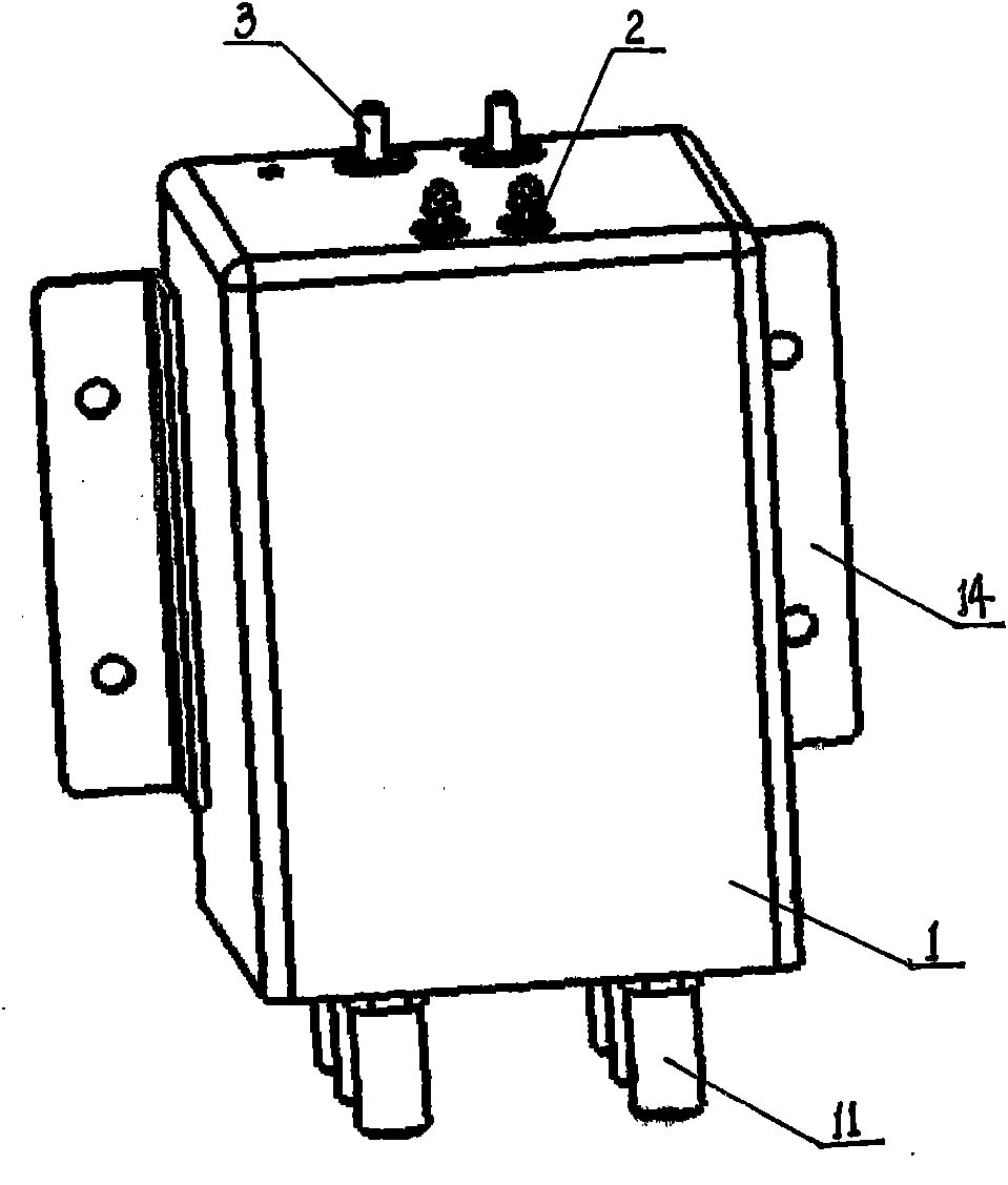 High-power sealed alternating current contactor