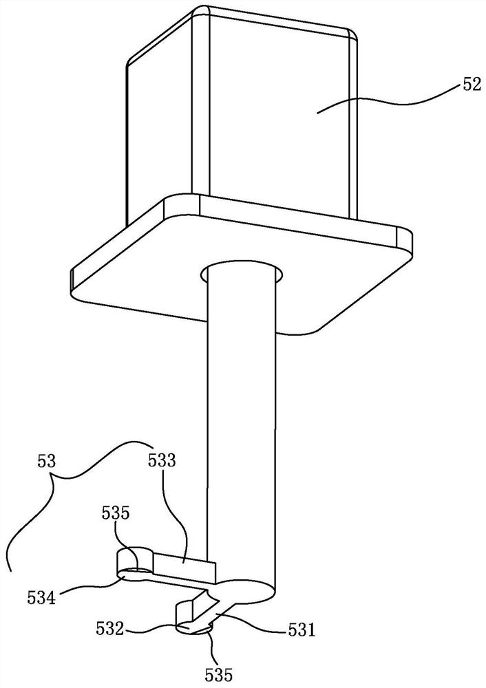 A fully automatic one-to-two mask machine conveying mechanism