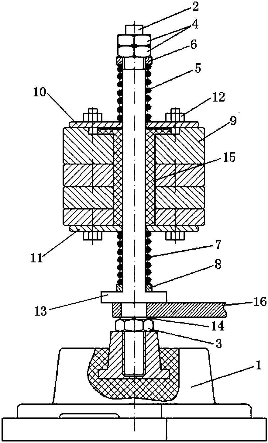 Vibration absorption and insulation integrated device