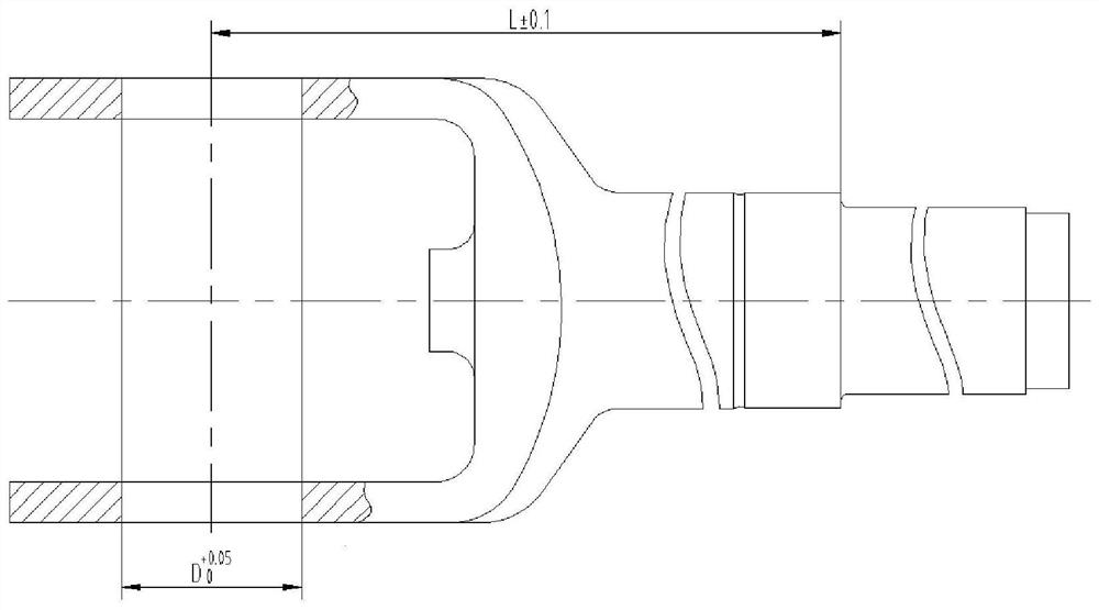 Vernier caliper for measuring shaft shoulder distance and measuring method