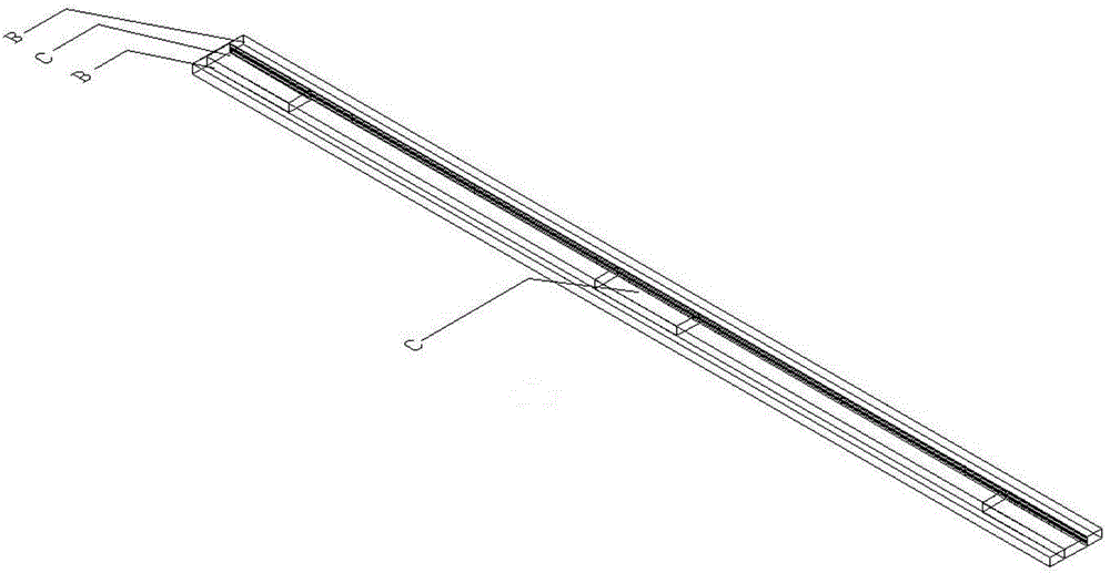 Energy-saving anti-deformation solid wood door edge and door head