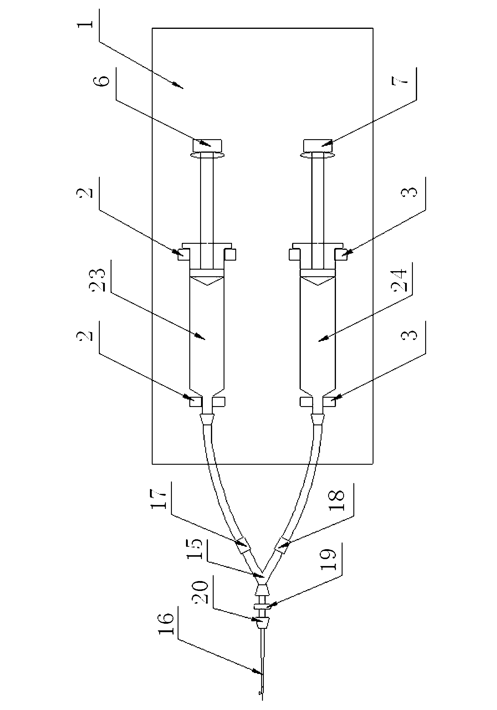 Perfusion fixation device and method for small animal experiment