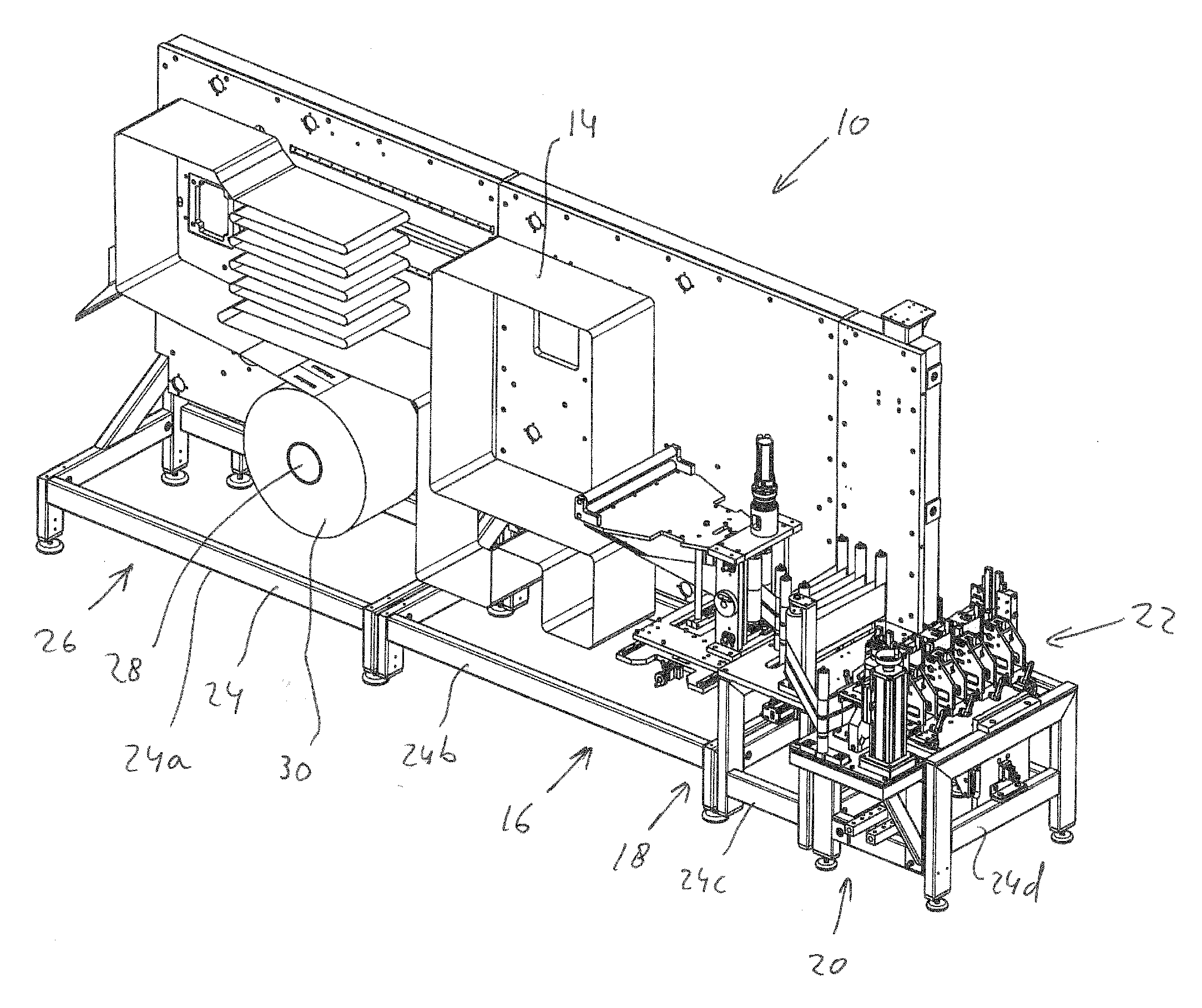 Pouch maker for making block-bottom tobacco pouches