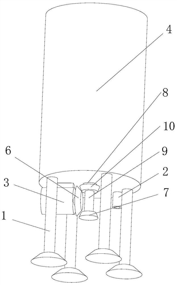 Multidirectional stirring device for mixing various forms of materials