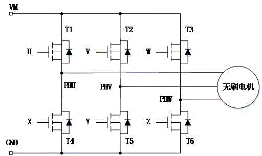 Brushless motor open-phase detection device and method