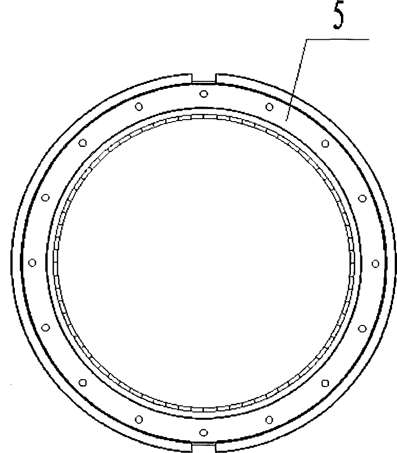 Bracket for grating plate of sieve basket at filter section of settling filtering centrifuging machine