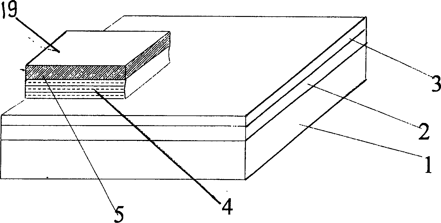 Method for producing adjustable wave length distribution Bragg reflective laser