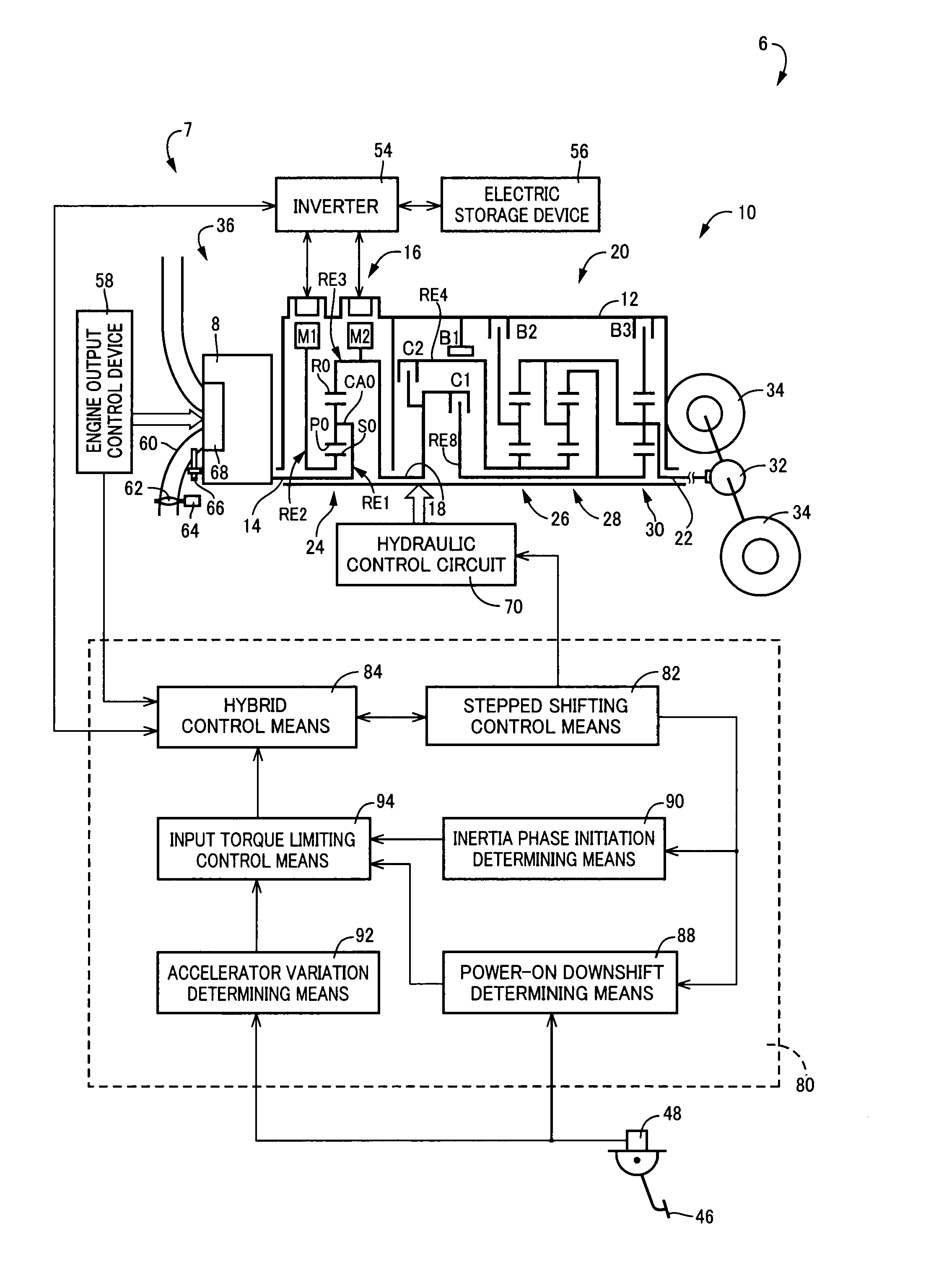 Control device for vehicle drive device