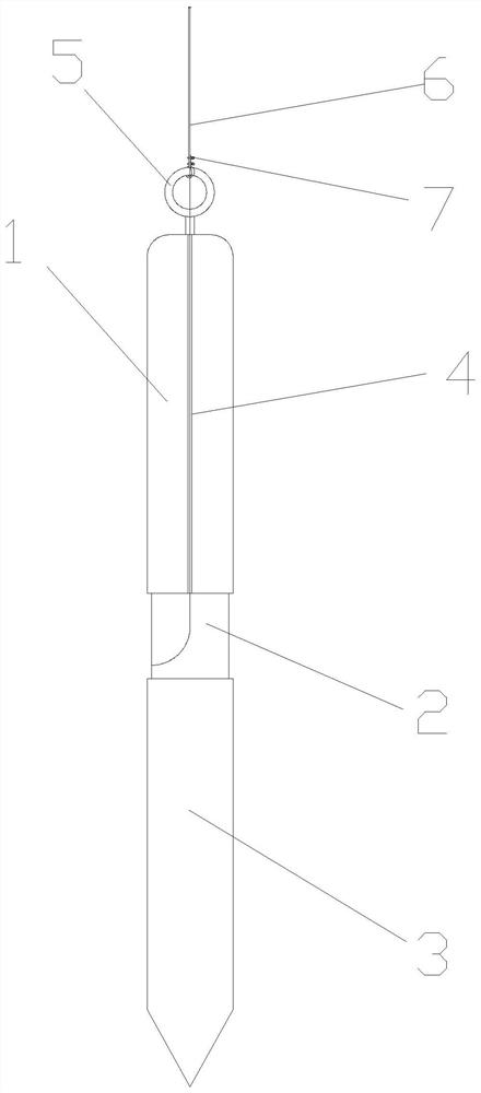 A method of implanting optical fibers for testing the internal force of cast-in-situ piles using acoustic measuring tubes