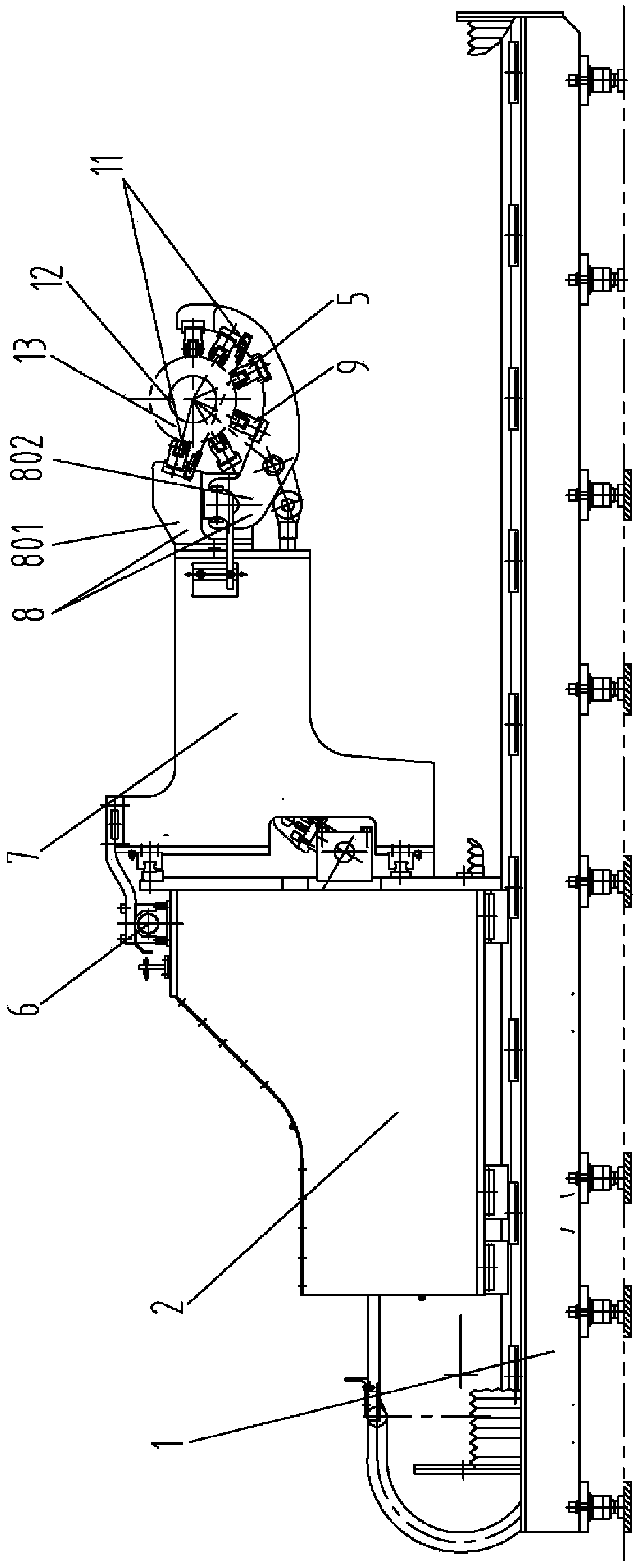 Ingot feeding system for short stroke front loading extruder