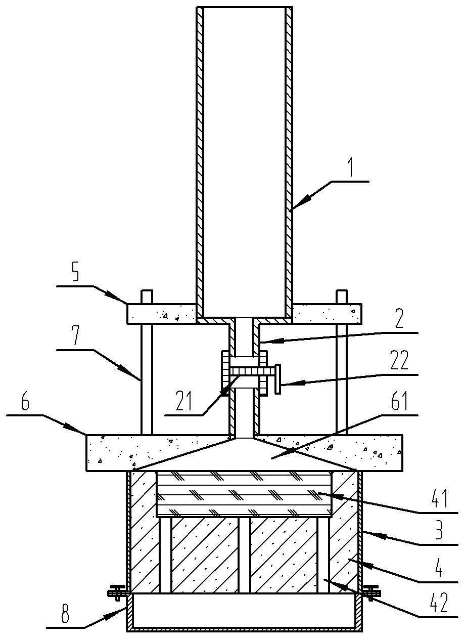 Cement concrete joint filler anti-permeability test method