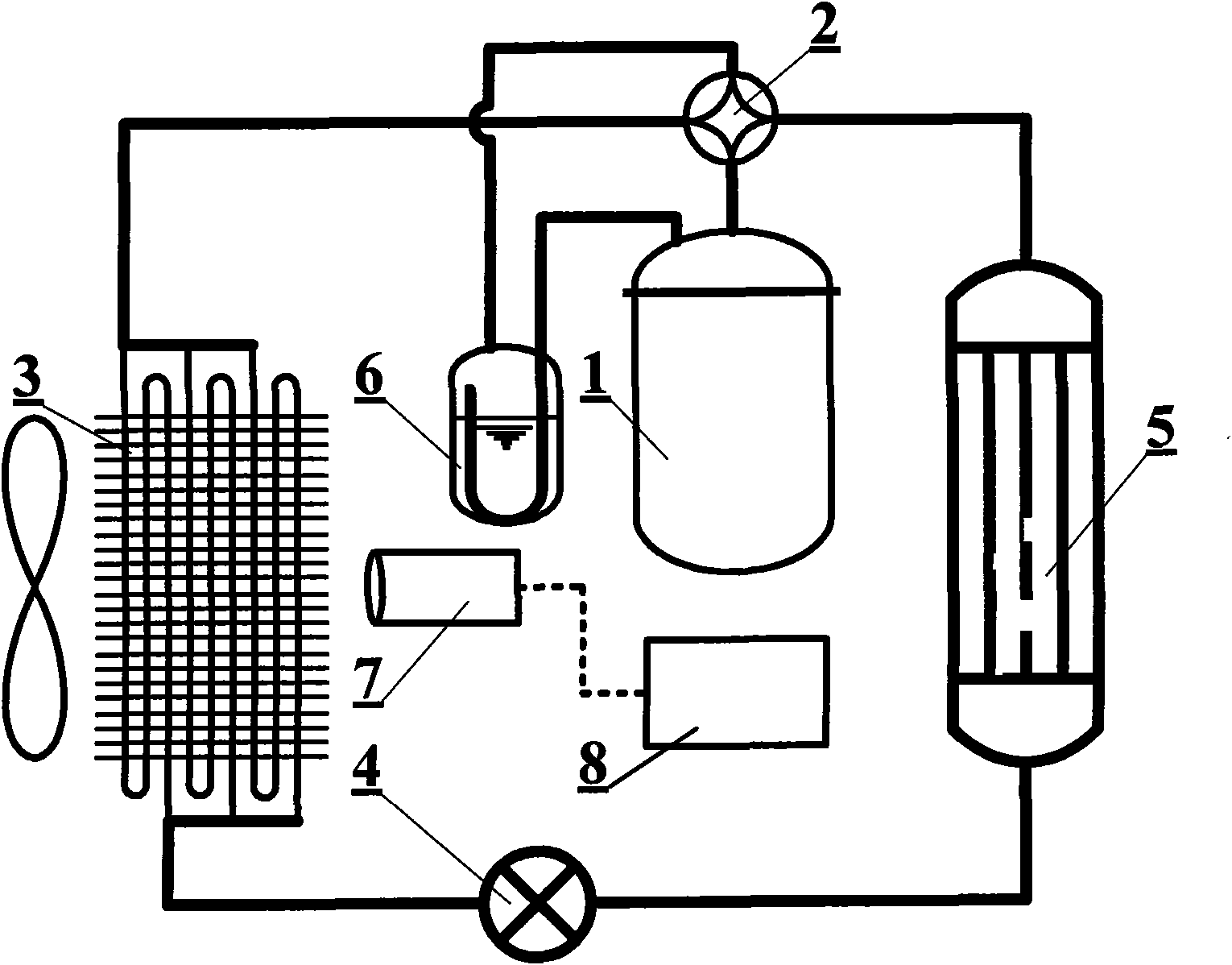 Image recognition technology-based air source heat pump defrosting system and control method thereof