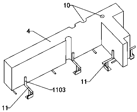 Construction method of fabricated water stop platform in kitchen and bathroom