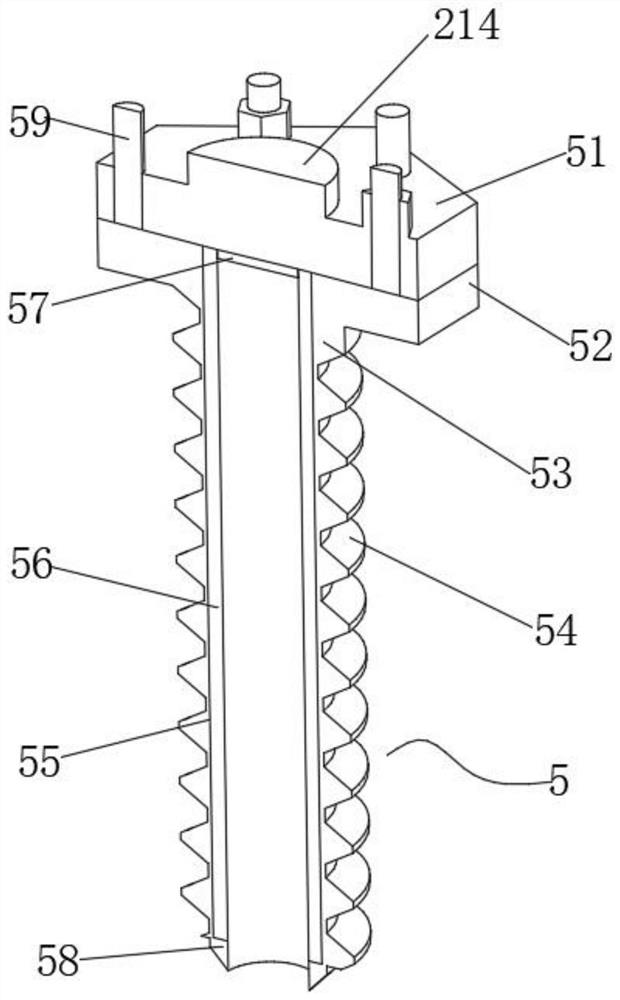 Soil sampling structure