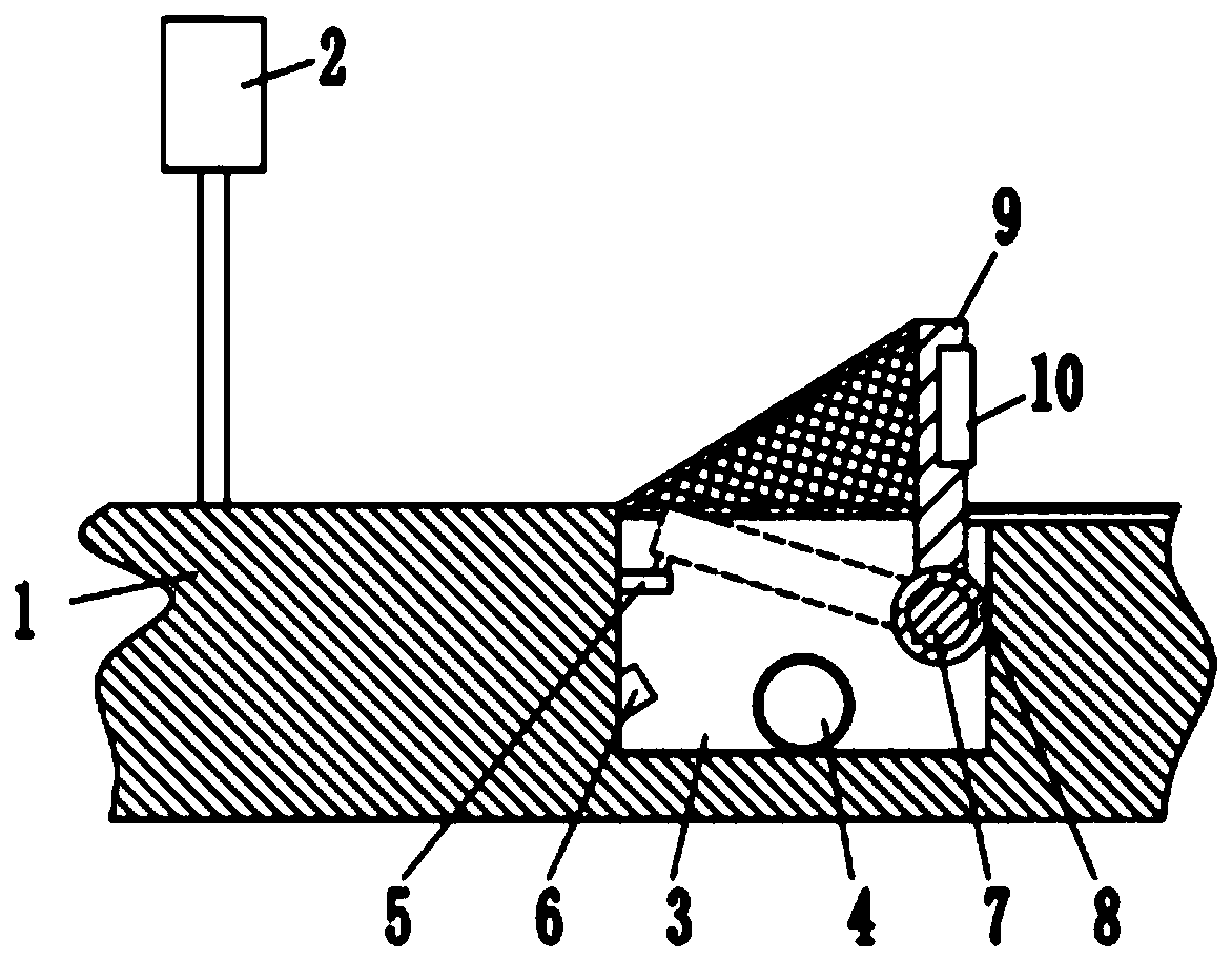 Non-stop weighing detection device and method for quartz crystal sensor combination