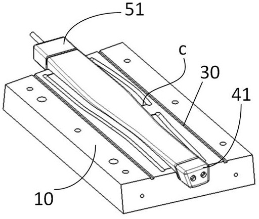 Mold for molding thermoplastic composite core mold