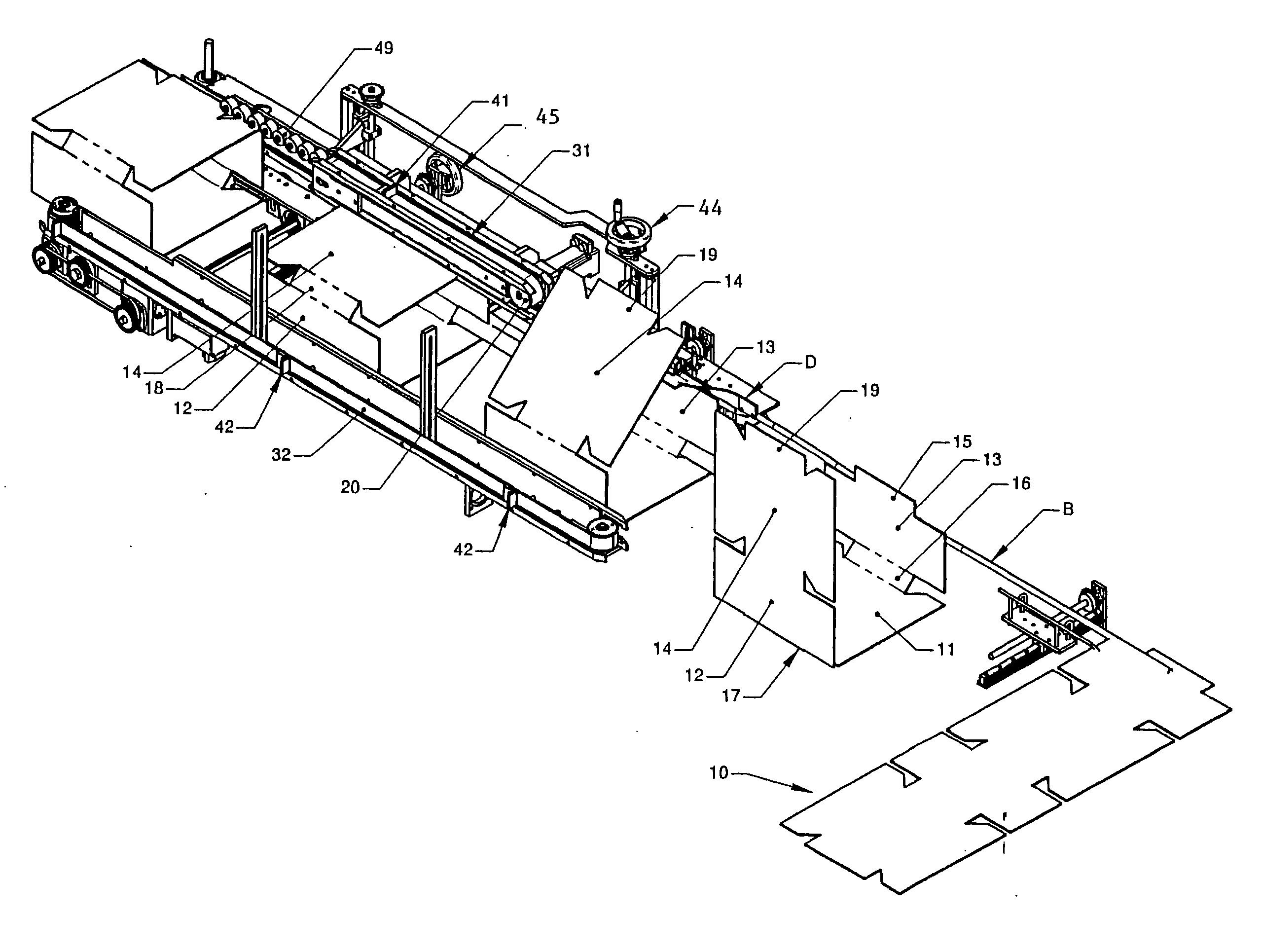 Container forming machine