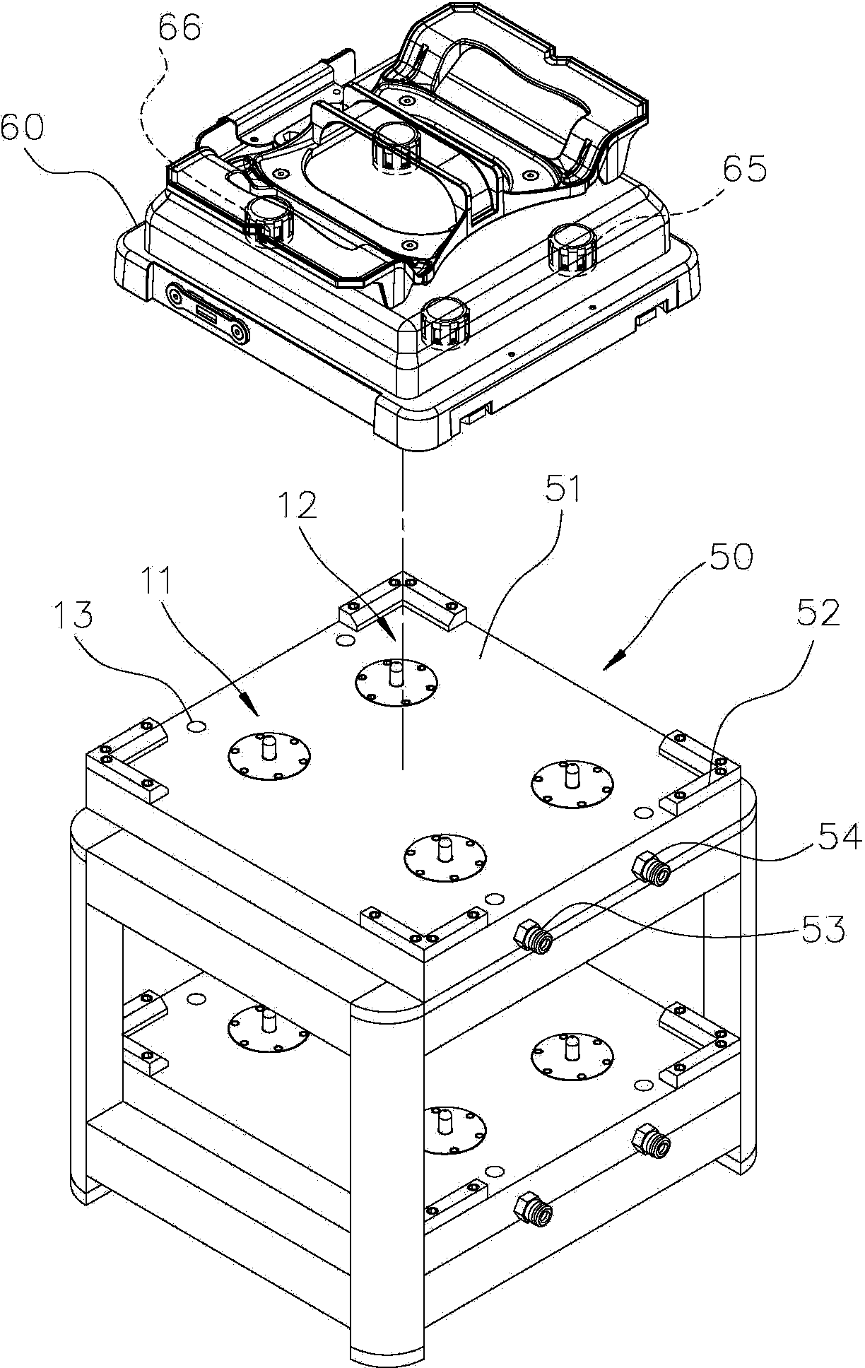 Inflation purification system of wafer/photomask sealed carrier