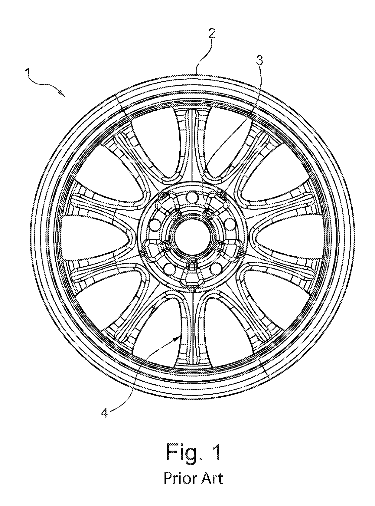 Motor vehicle wheel