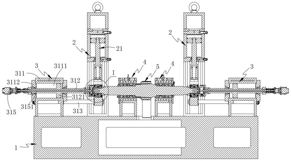Railway axle box bearing routine testing machine and bearing routine testing method