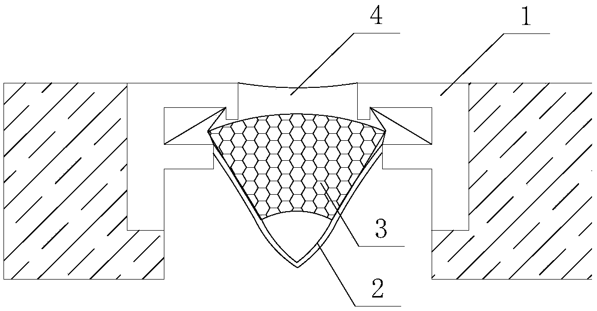 A caulking device for bridge steel expansion joints