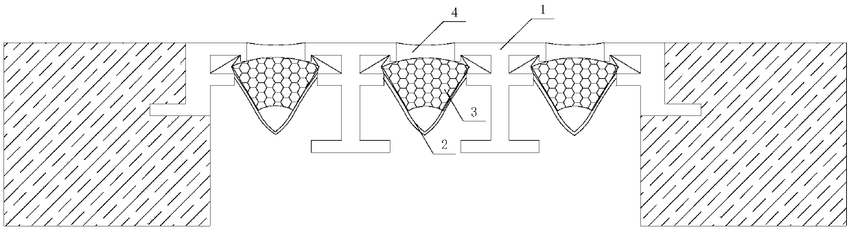 A caulking device for bridge steel expansion joints