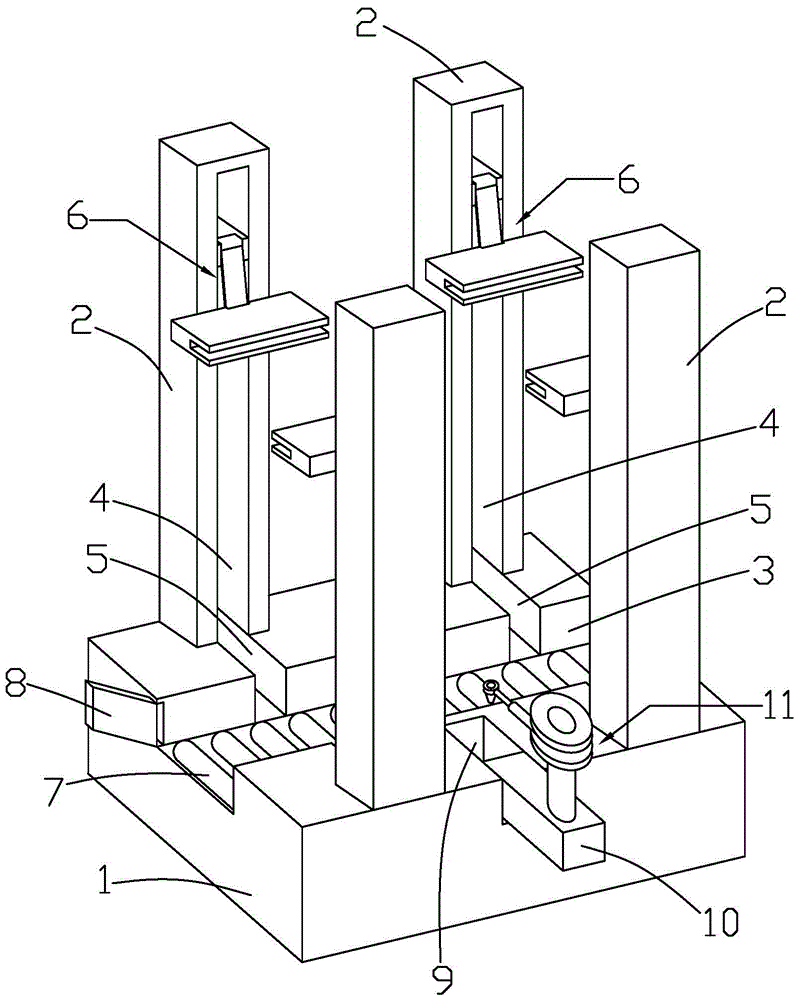 Lifting assembly mechanism for graphite boat loading and unloading wafers
