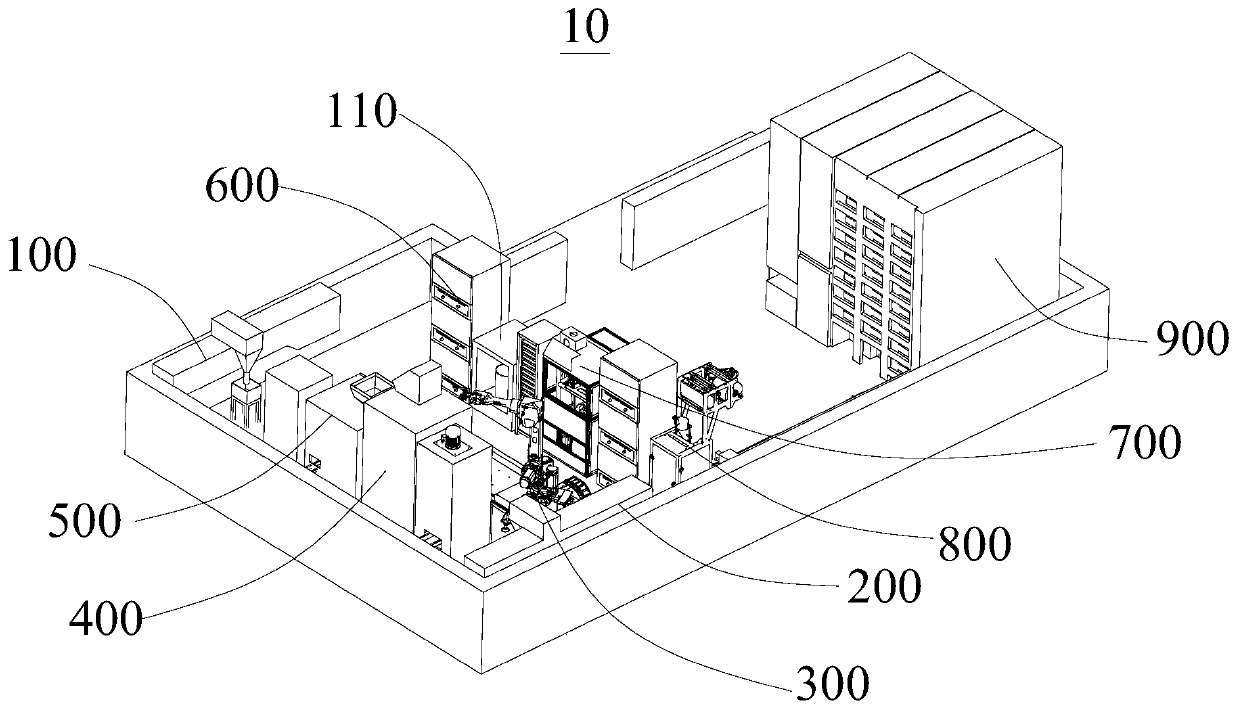 Raw material sample-preparation system