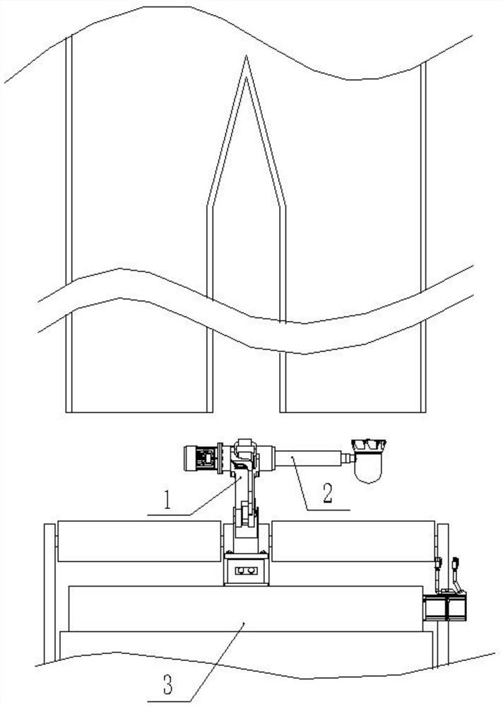 Dredging robot for coal conveying system