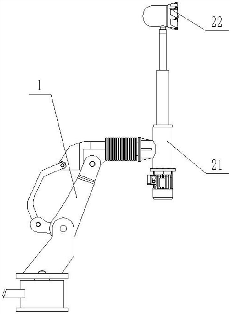 Dredging robot for coal conveying system