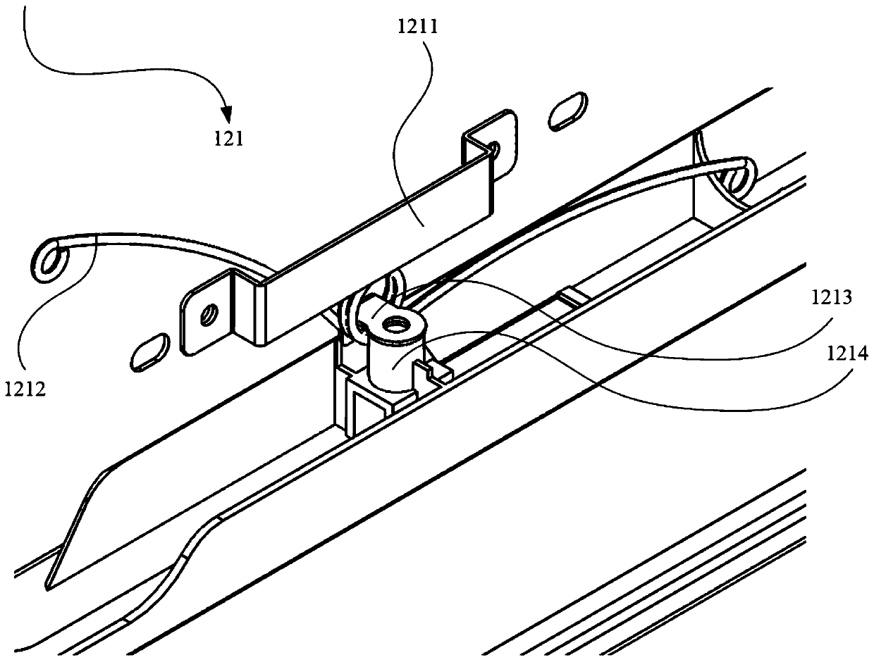 Mounting mechanism and method for embedded air conditioner