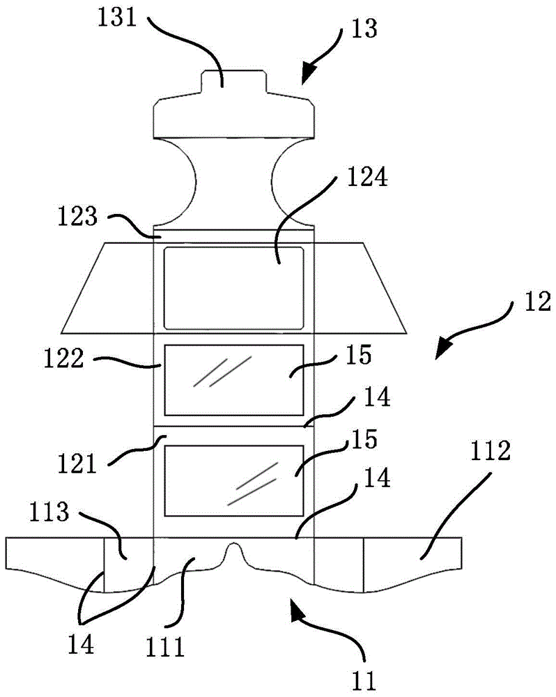 Foldable head-mounted display device based on mobile device and its foldable substrate